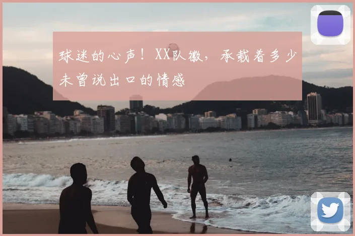 球迷的心声！XX队徽，承载着多少未曾说出口的情感